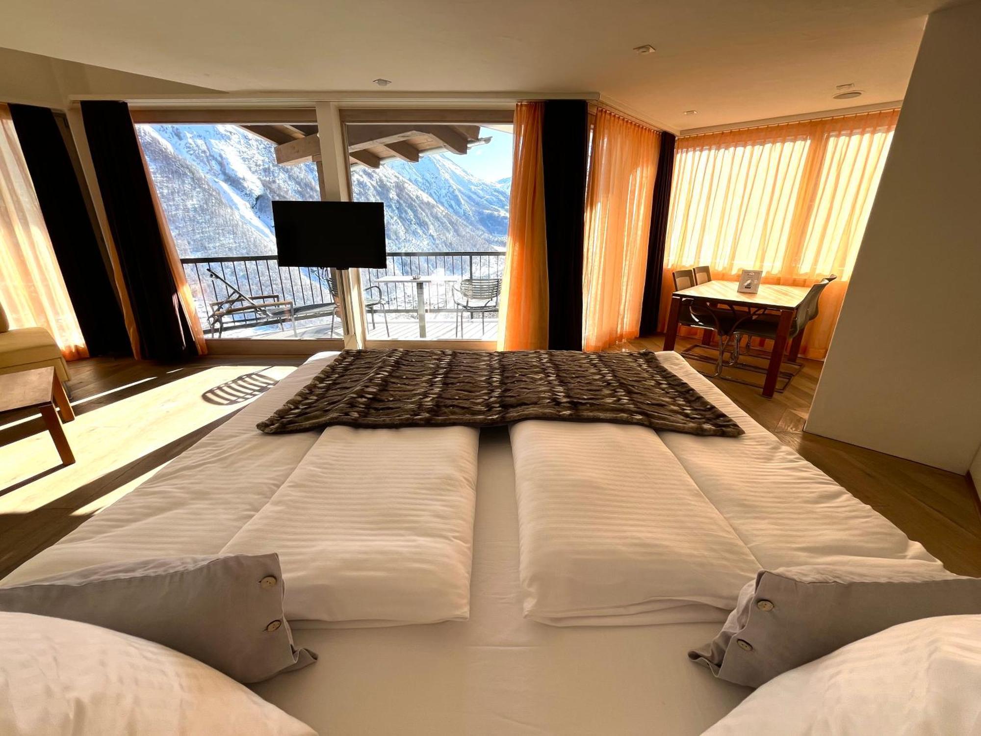 Waldhotel Fletschhorn Panoramic Retreat In Saas Fee Exteriör bild
